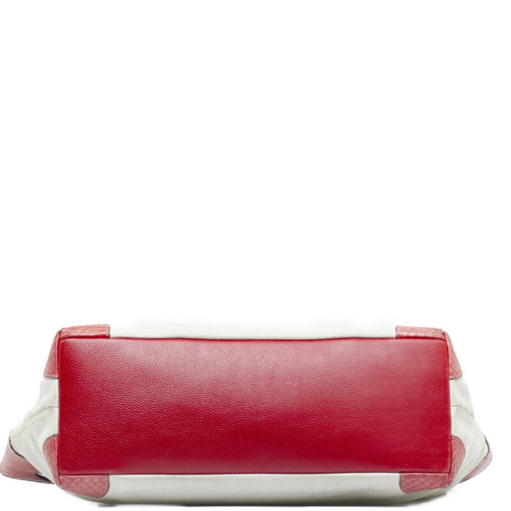 Cartier Marcello Python Embossed Shoulder Bag Tot… - image 4